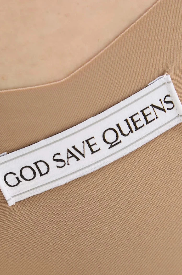 GOD SAVE QUEENS бразилиyen tipi kadın SECOND SKIN PANTY CHEEKY