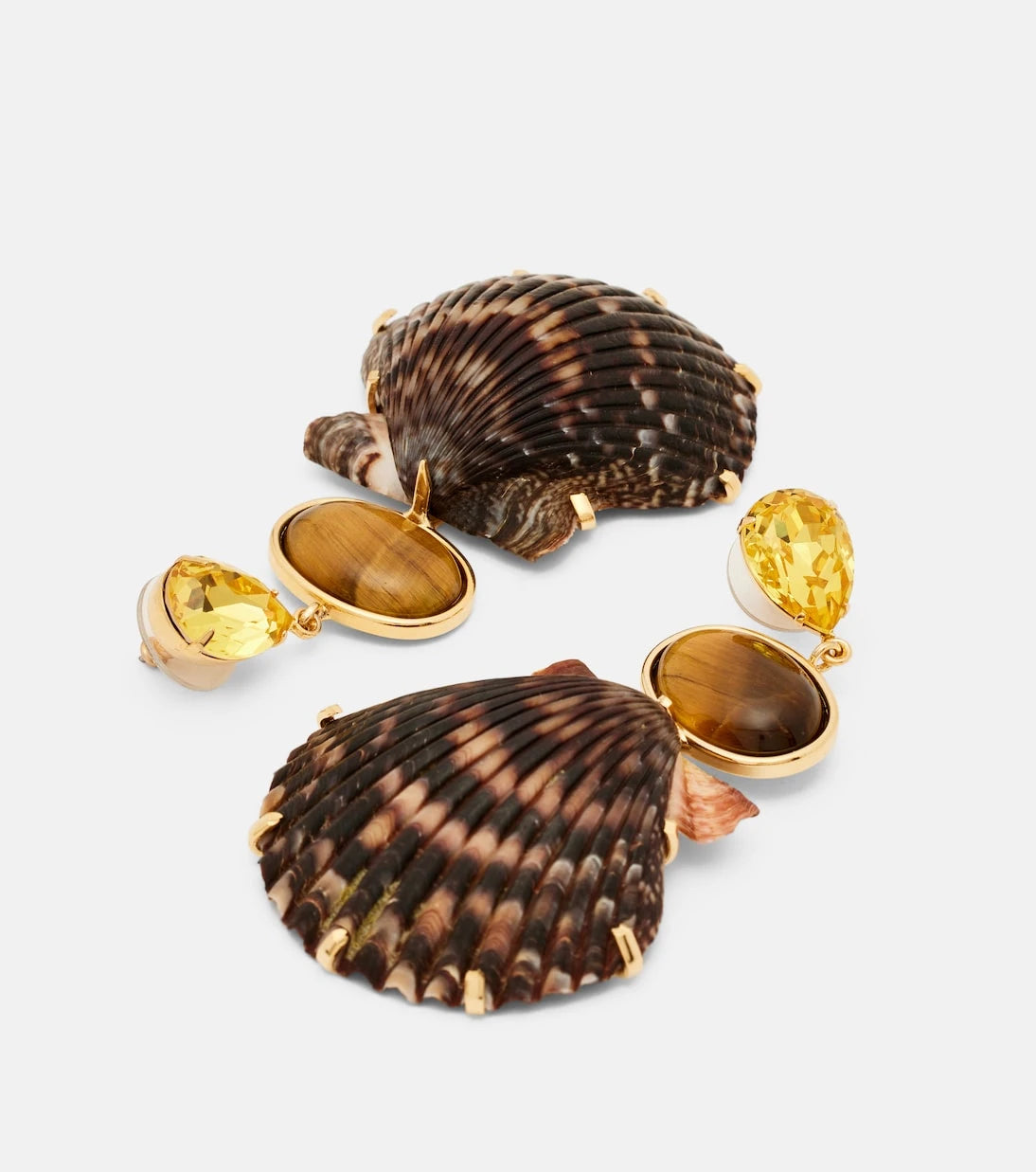 Jennifer Behr - Augustine crystal-embellished drop earrings
