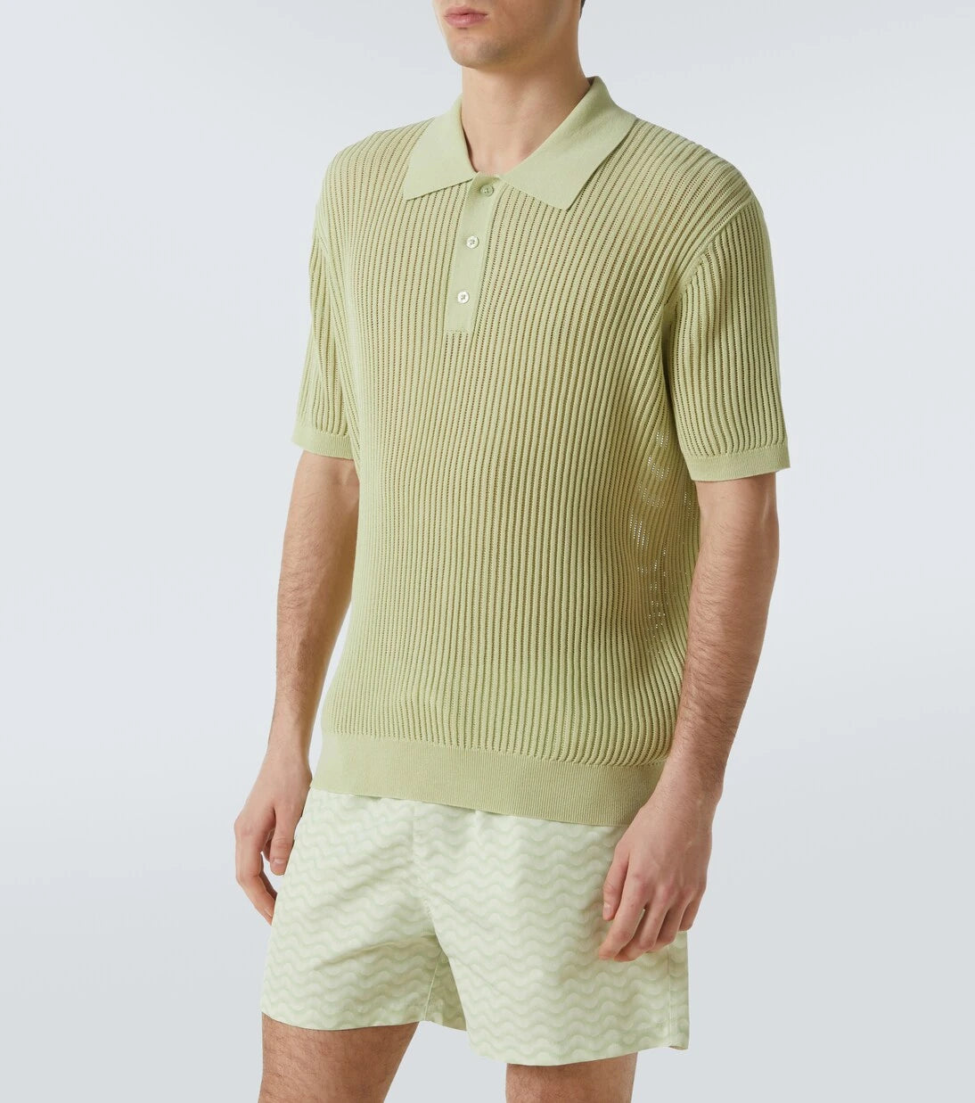 Frescobol Carioca - Vidal cotton-blend polo sweater