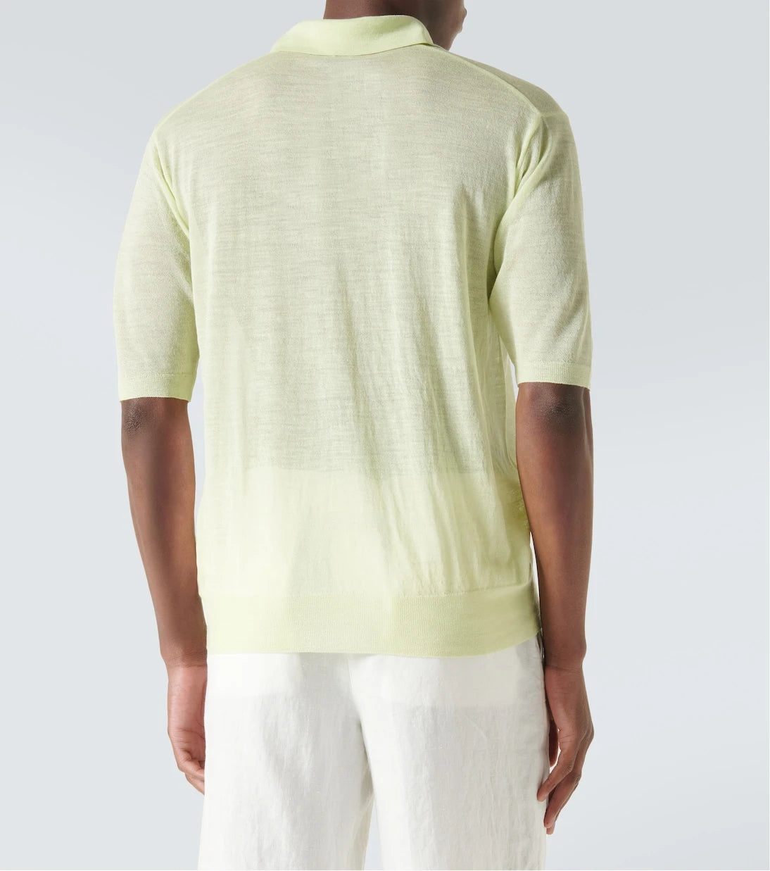 Auralee - Wool and silk polo sweater