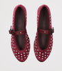 Velvet Mae Ballet Flats WINE