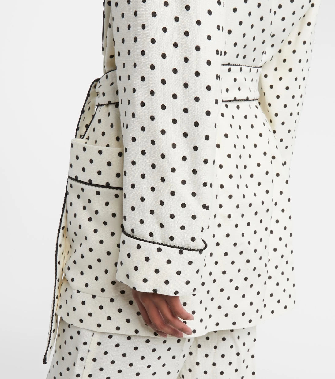 Valentino - Plus De Pois belted jacket