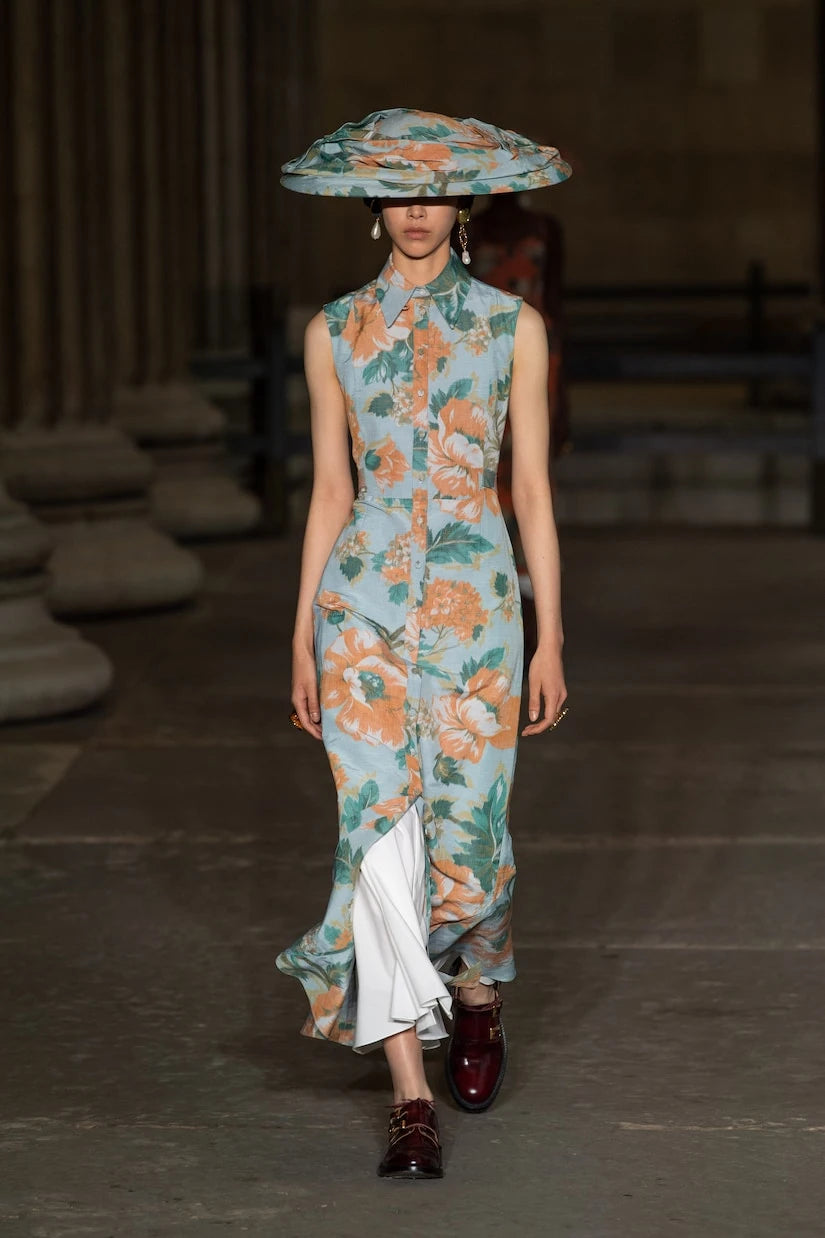 Erdem - Mona floral cutout midi dress