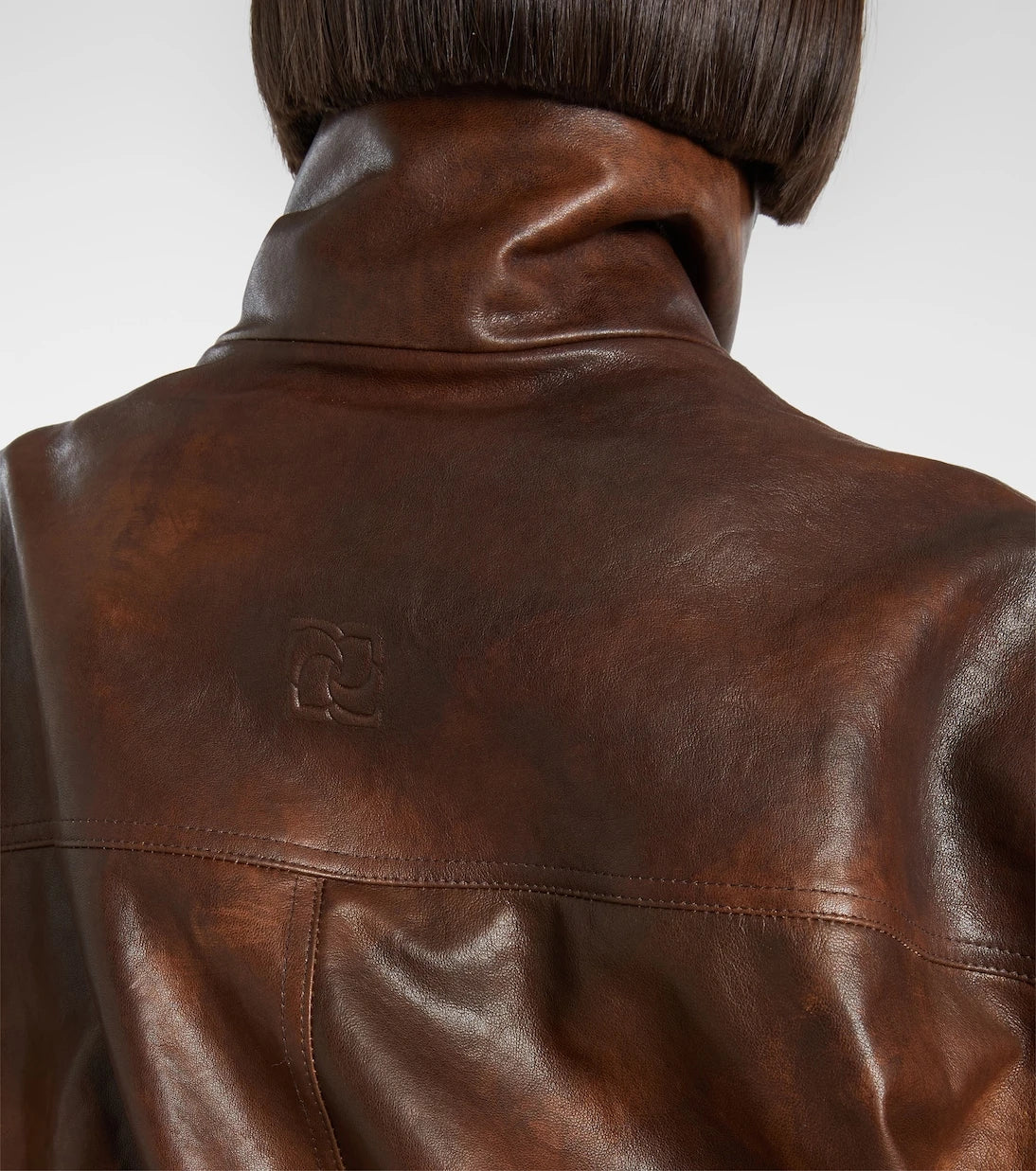 Magda Butrym - Leather blouson jacket