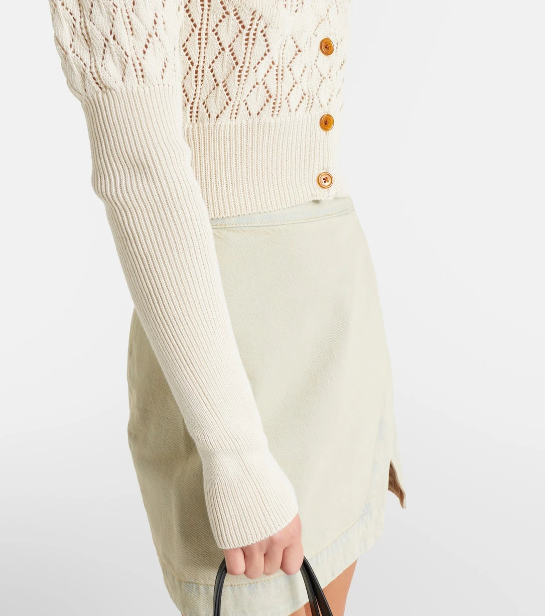 Vivienne Westwood - Ella pointelle cotton cardigan