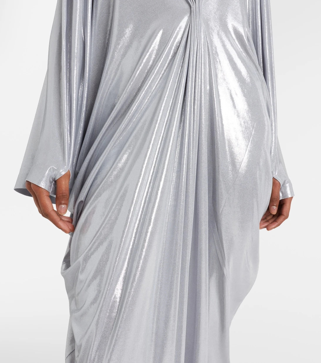 Norma Kamali - Choir lamé kaftan