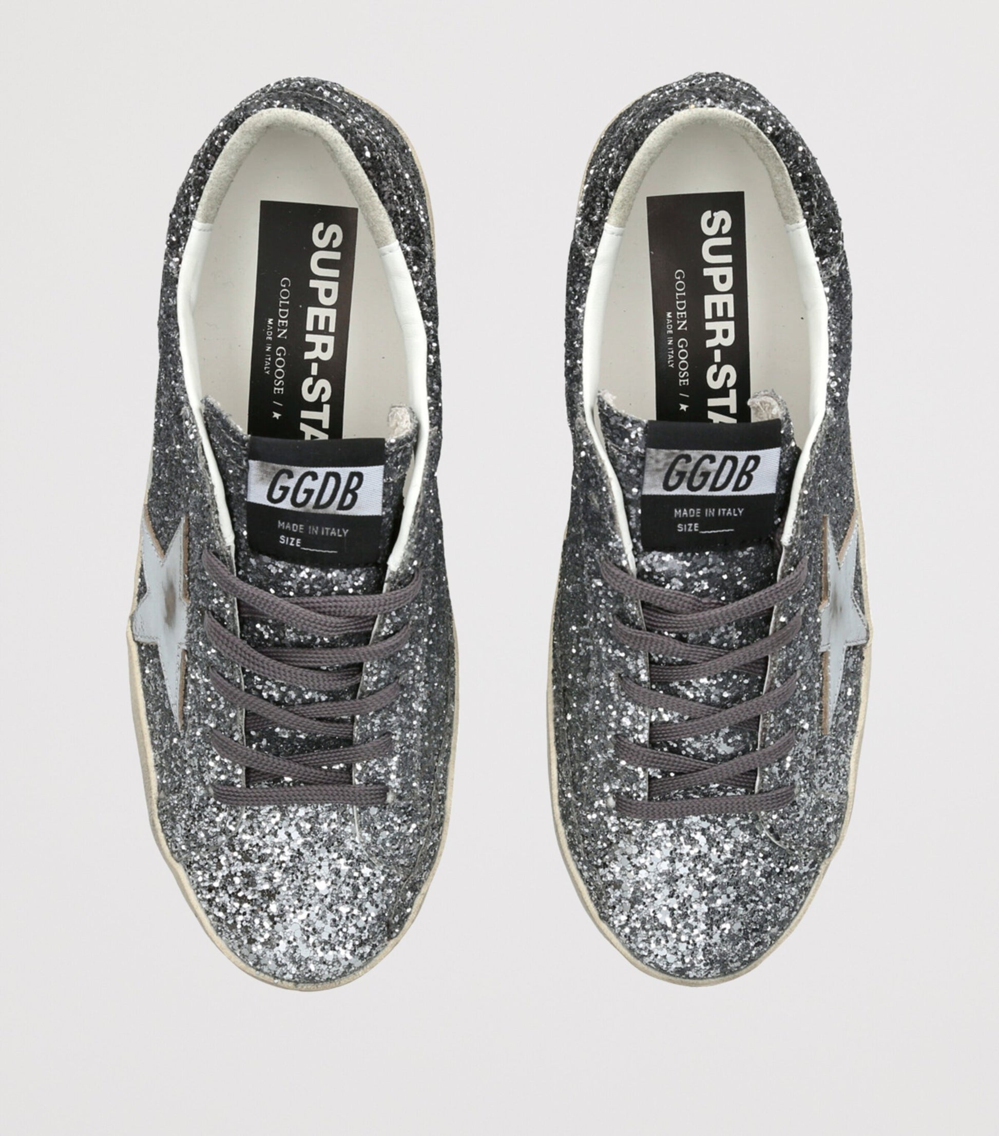 Glitter Super-Star Sneakers SILVER