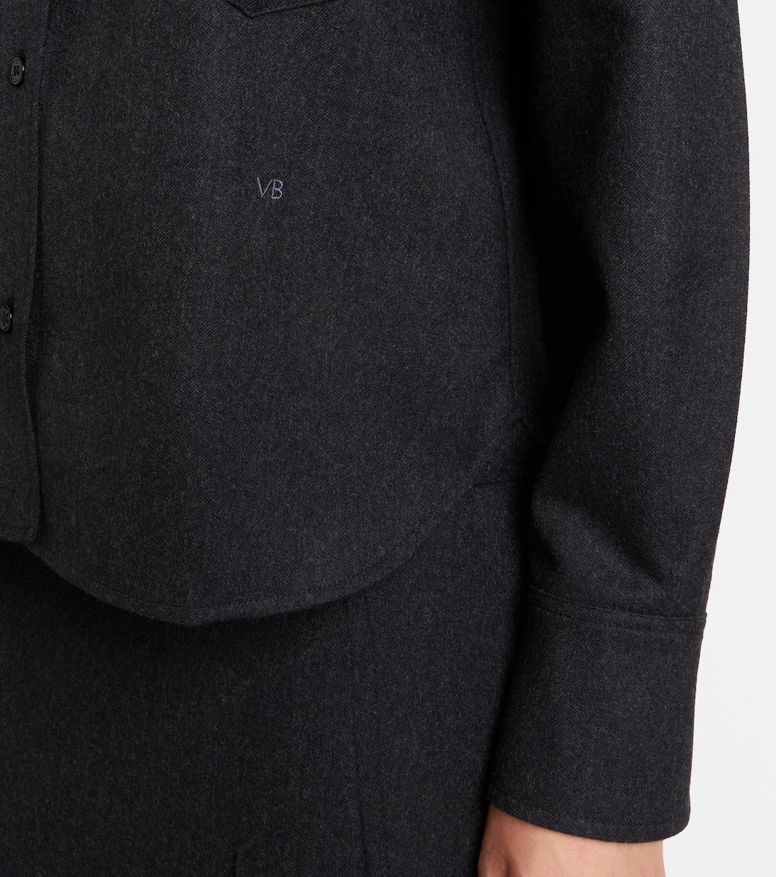 Victoria Beckham - Ellys wool flannel shirt