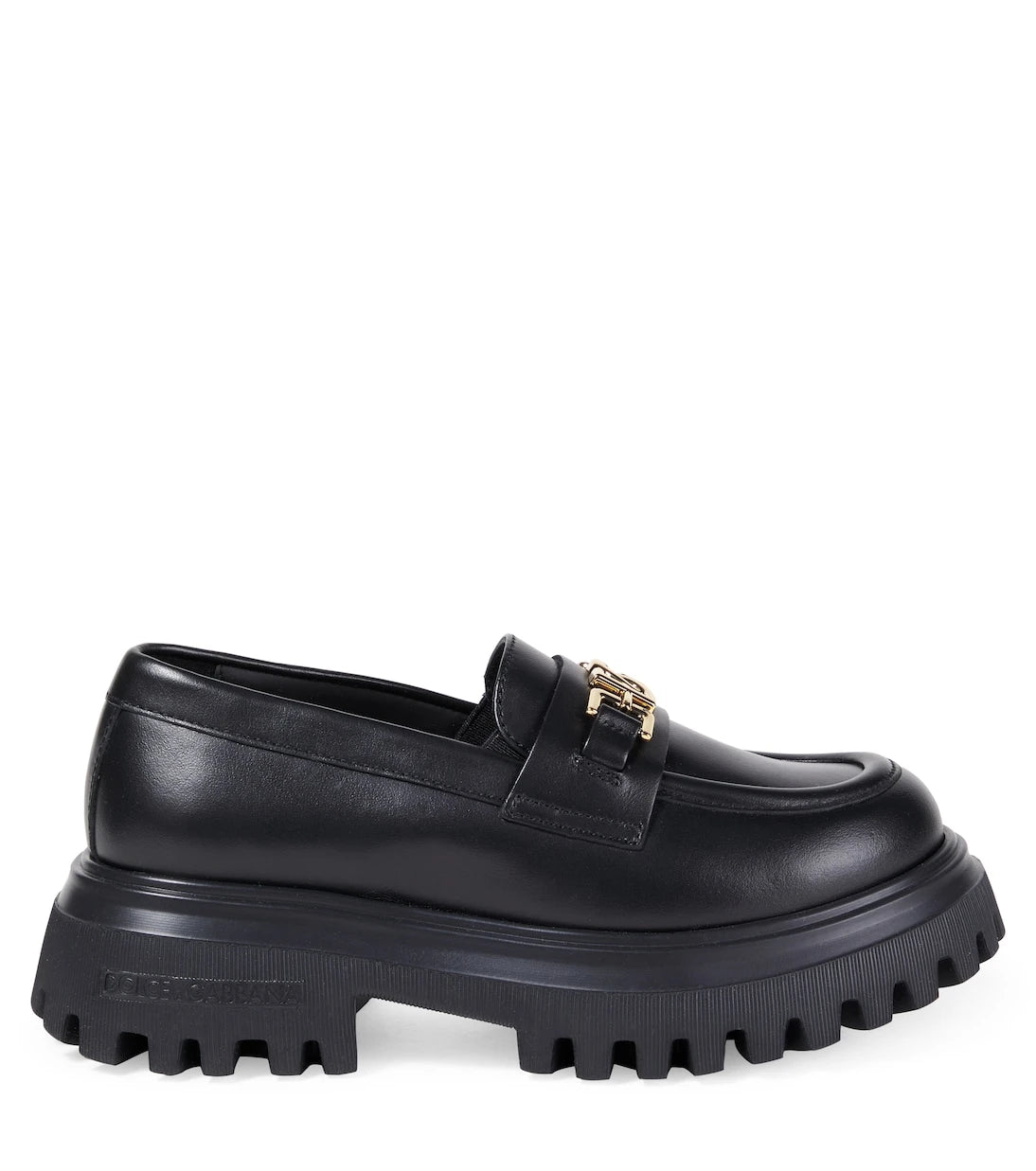 Dolce&Gabbana Kids - حذاء لوفر DG جلدي