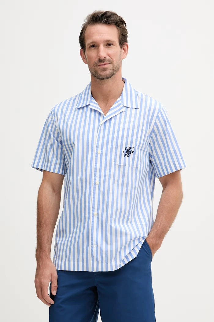 Tommy Hilfiger риза мъжка от памук SUMMER