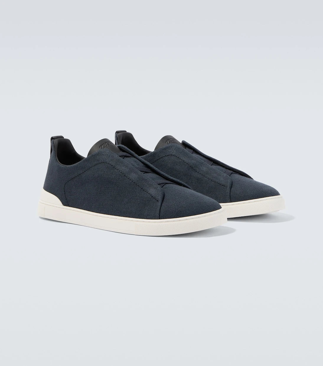 Zegna - حذاء رياضي قماشي سهل الارتداء Triple Stitch