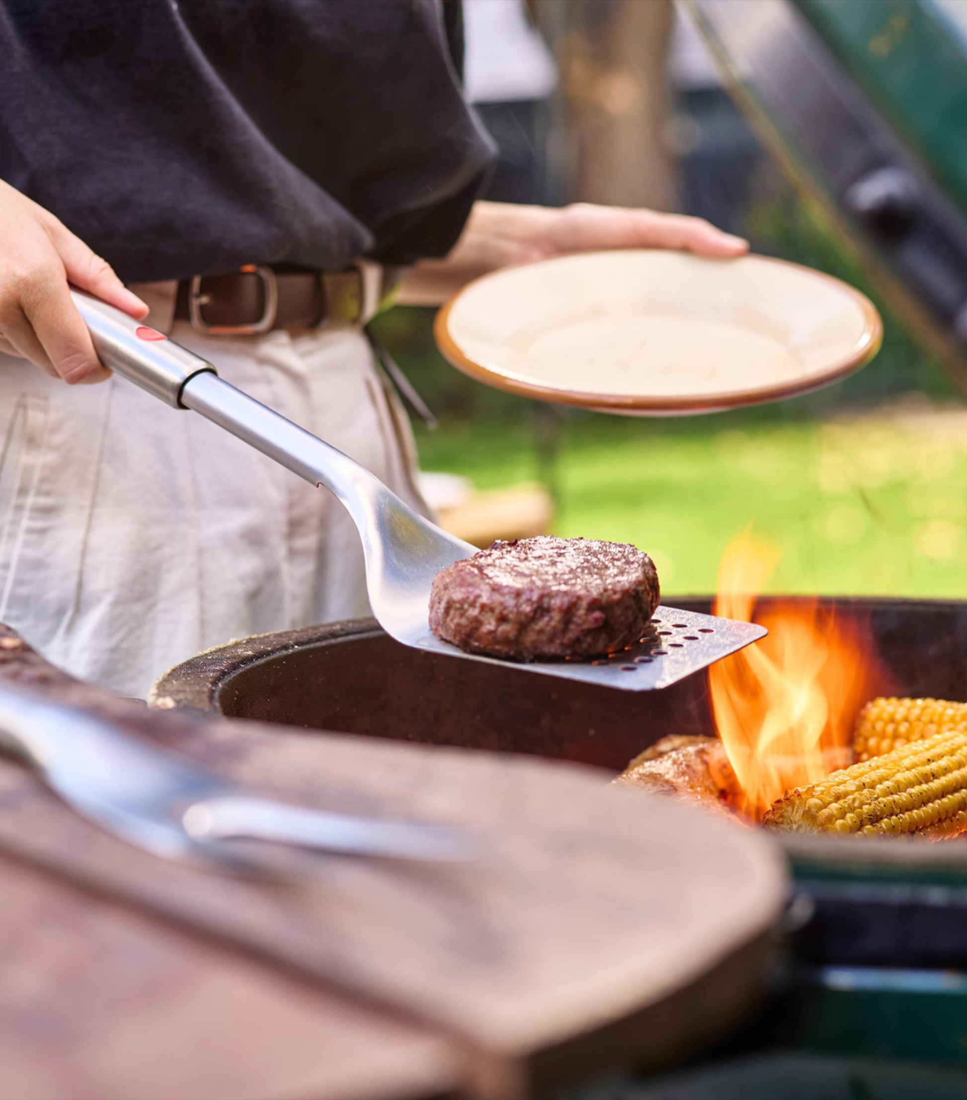 Stainless Steel 4-Piece GrillOut BBQ Utensils Set and Case