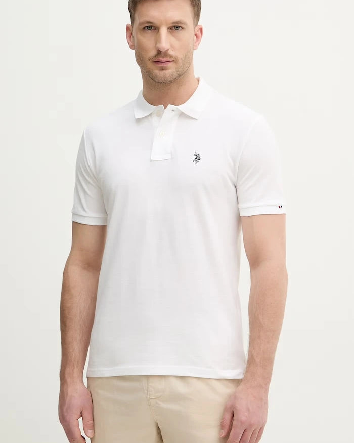 U.S. Polo Assn. Erkek Pamuklu Polo Tişört DHM PIQUE
