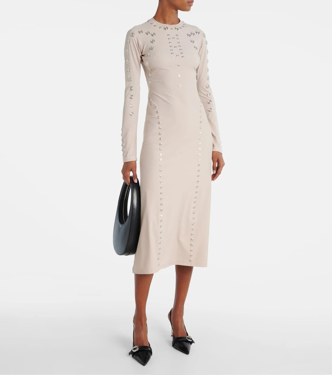 Coperni - Embellished midi dress
