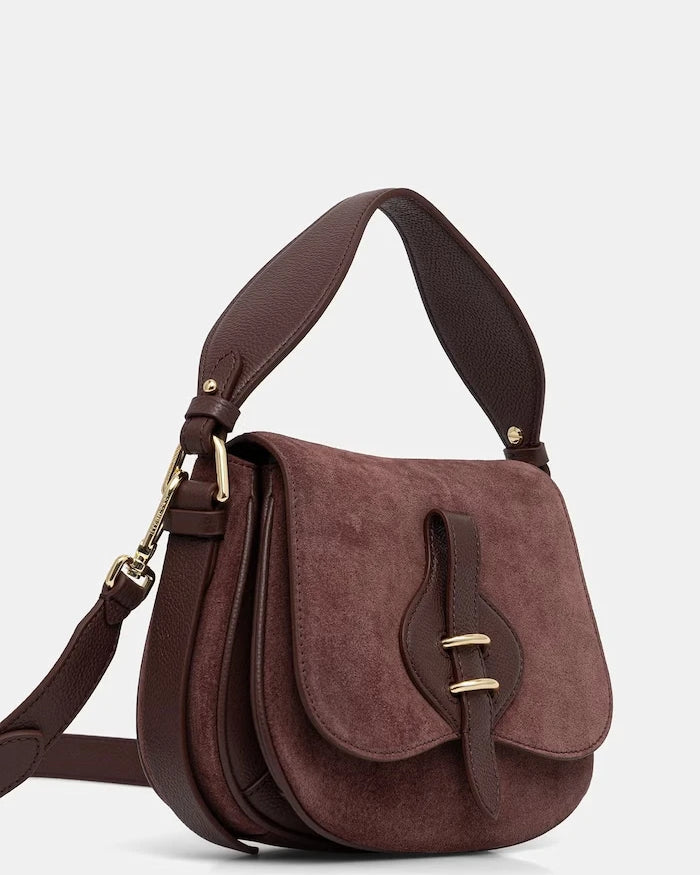 Coccinelle kadın süet crossbody çanta MAVERY SUEDE