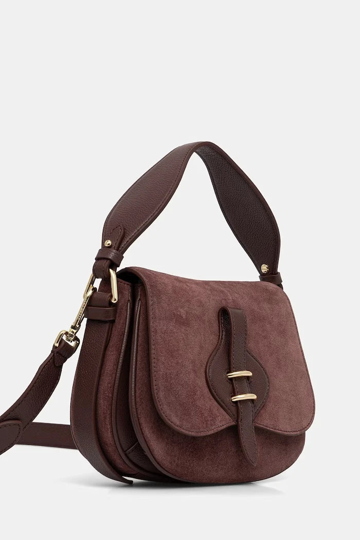 Coccinelle kadın süet crossbody çanta MAVERY SUEDE