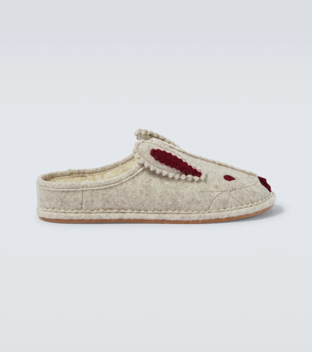 Bode - Wool-blend slippers