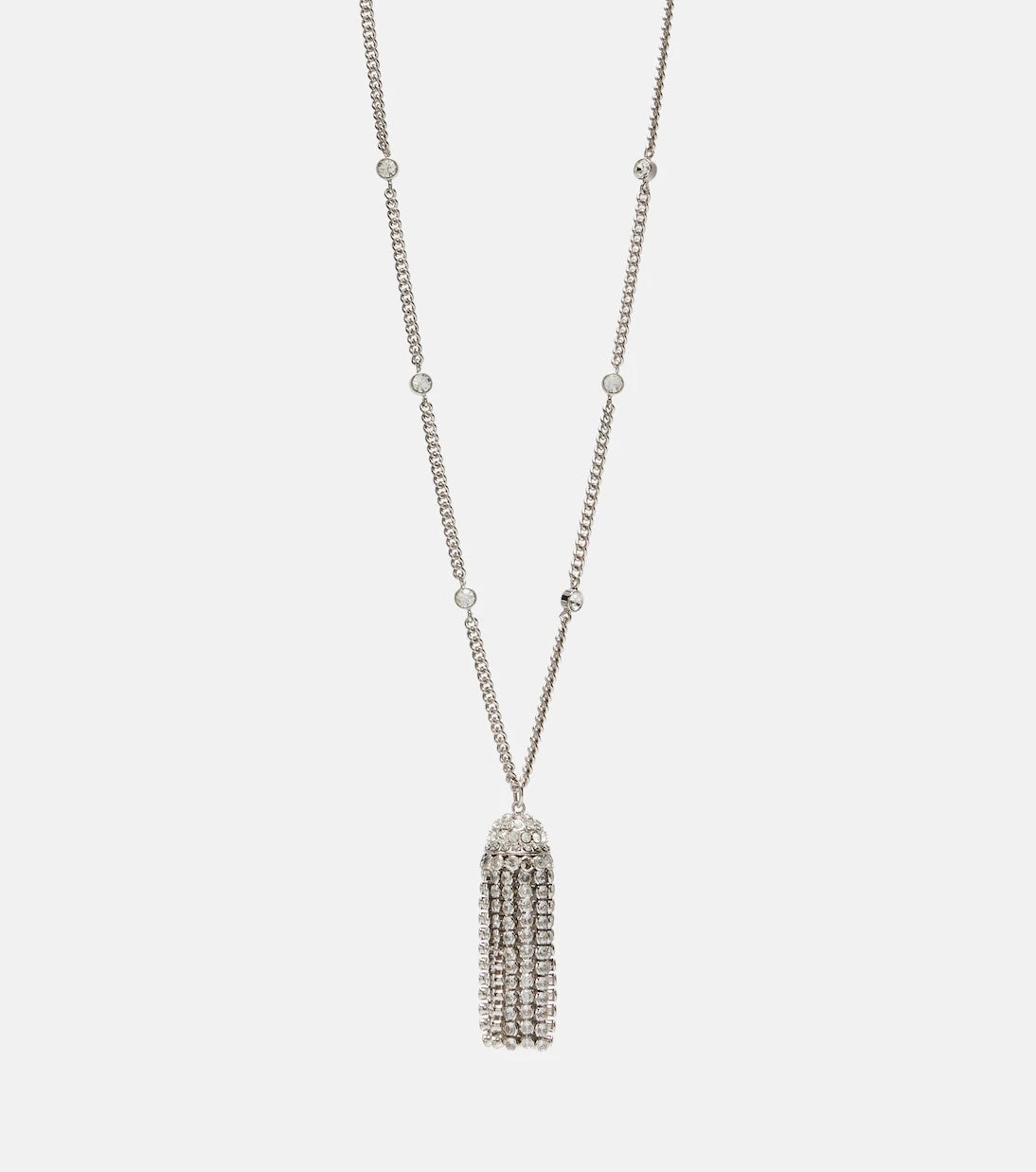 Rabanne - Crystal-embellished pendant necklace
