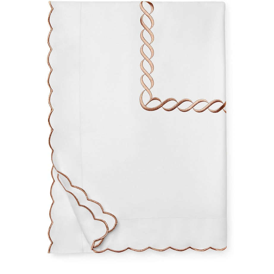 Cotton Treccia Splendore Super King Duvet Cover (260cm x 220cm)