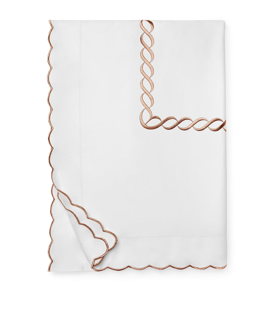 Cotton Treccia Splendore Super King Duvet Cover (260cm x 220cm)