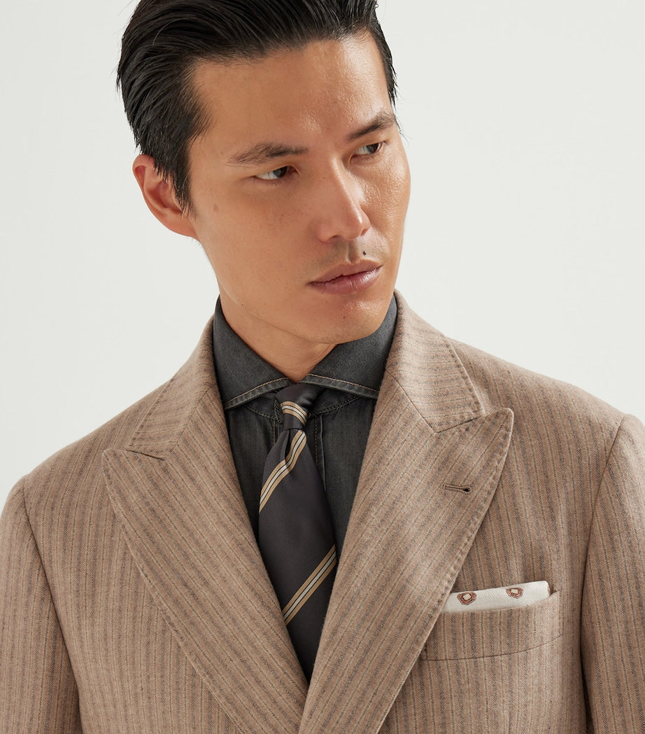 Silk Regimental Stripe Tie