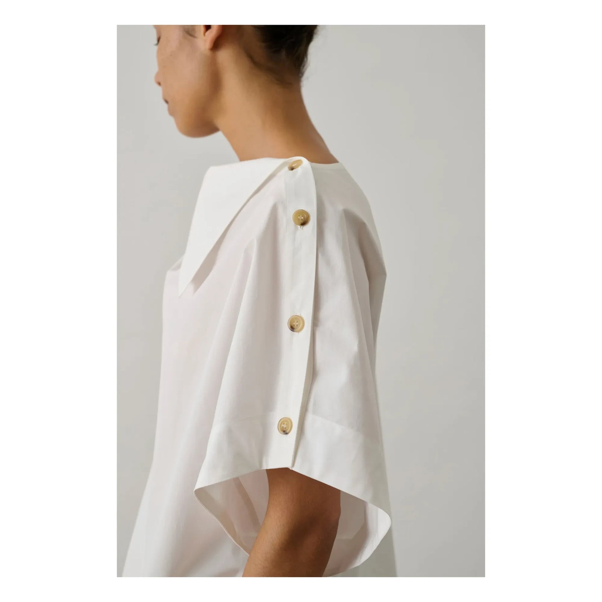 Soeur - Issa Organic Cotton Blouse | Off white