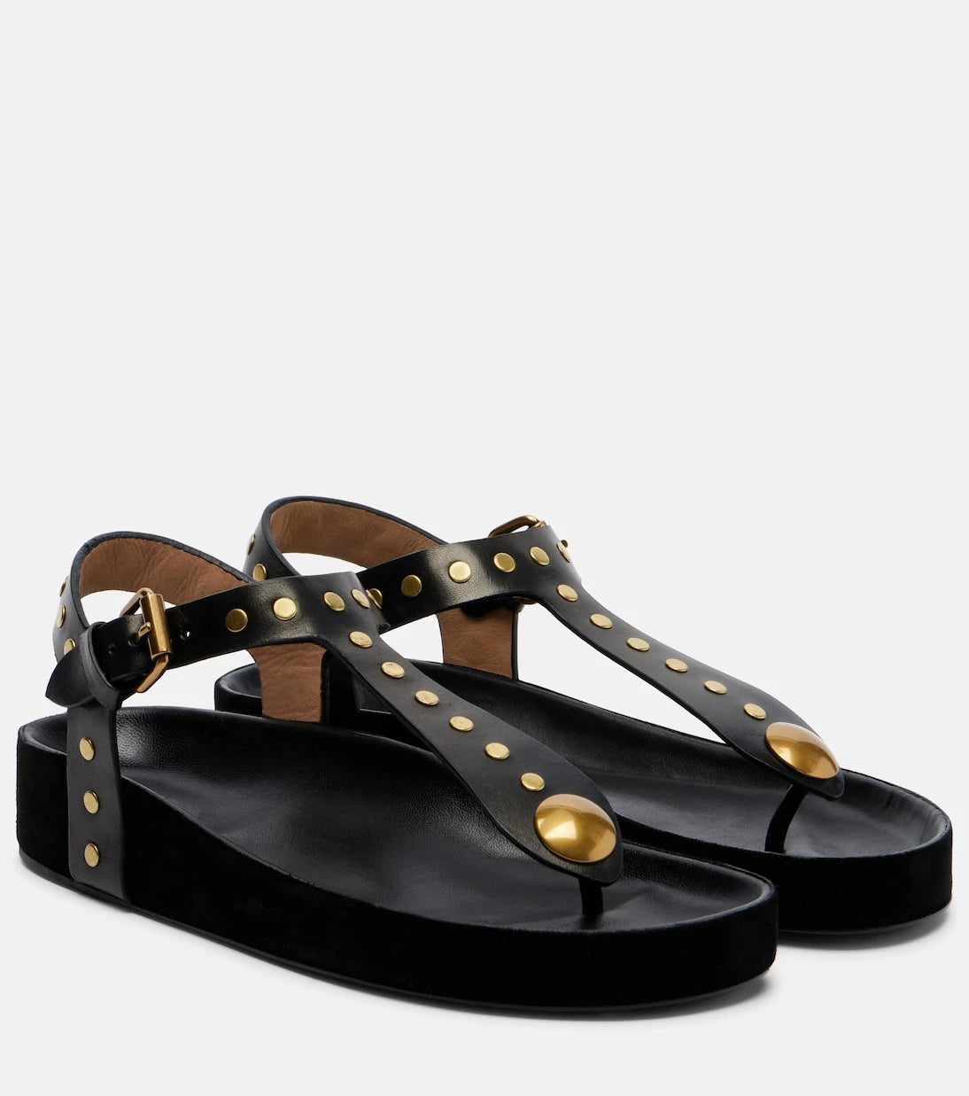 Isabel Marant - Enore studded leather thong sandals