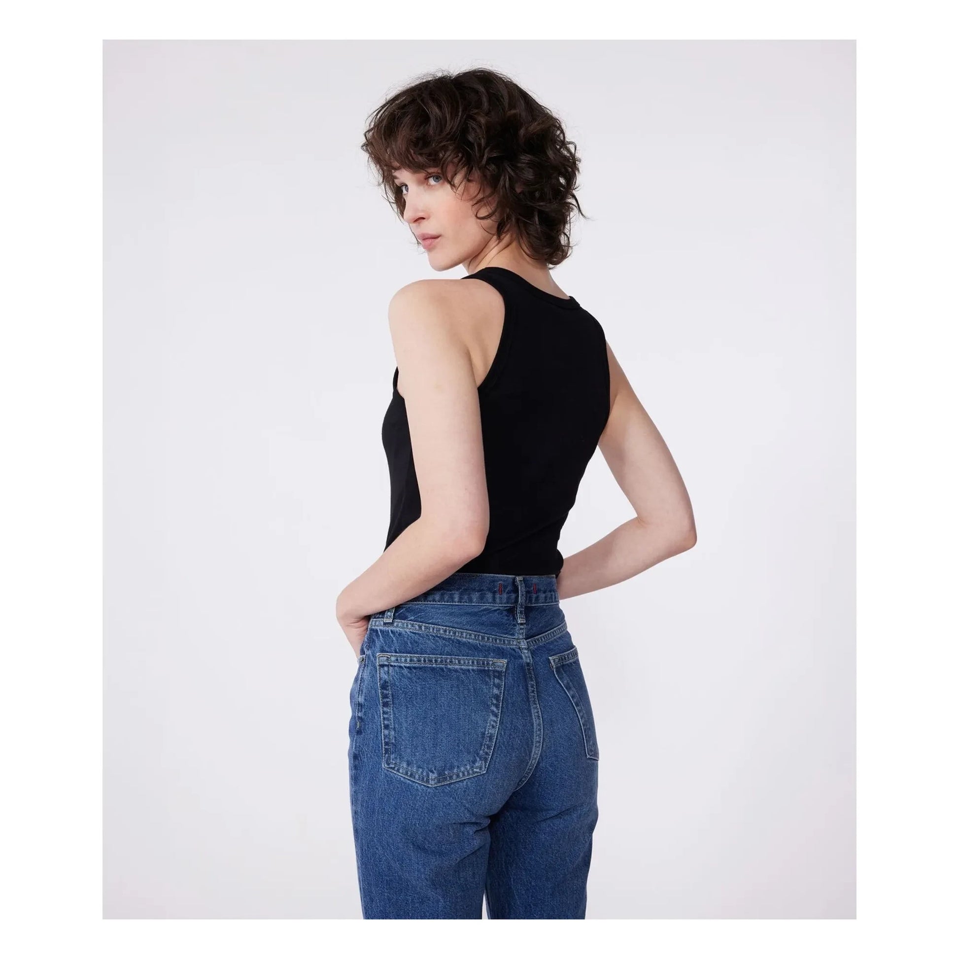 Petit Bateau - Organic cotton tank top | Black