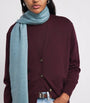 Polo Ralph Lauren Burgundy Merino Wool V-Neck Cardigan