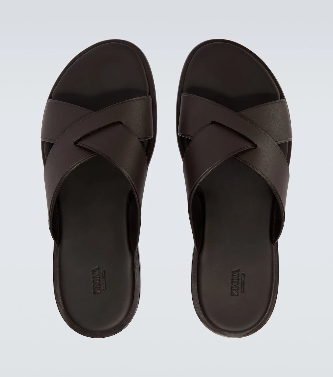 Zegna - صنادل جلدية