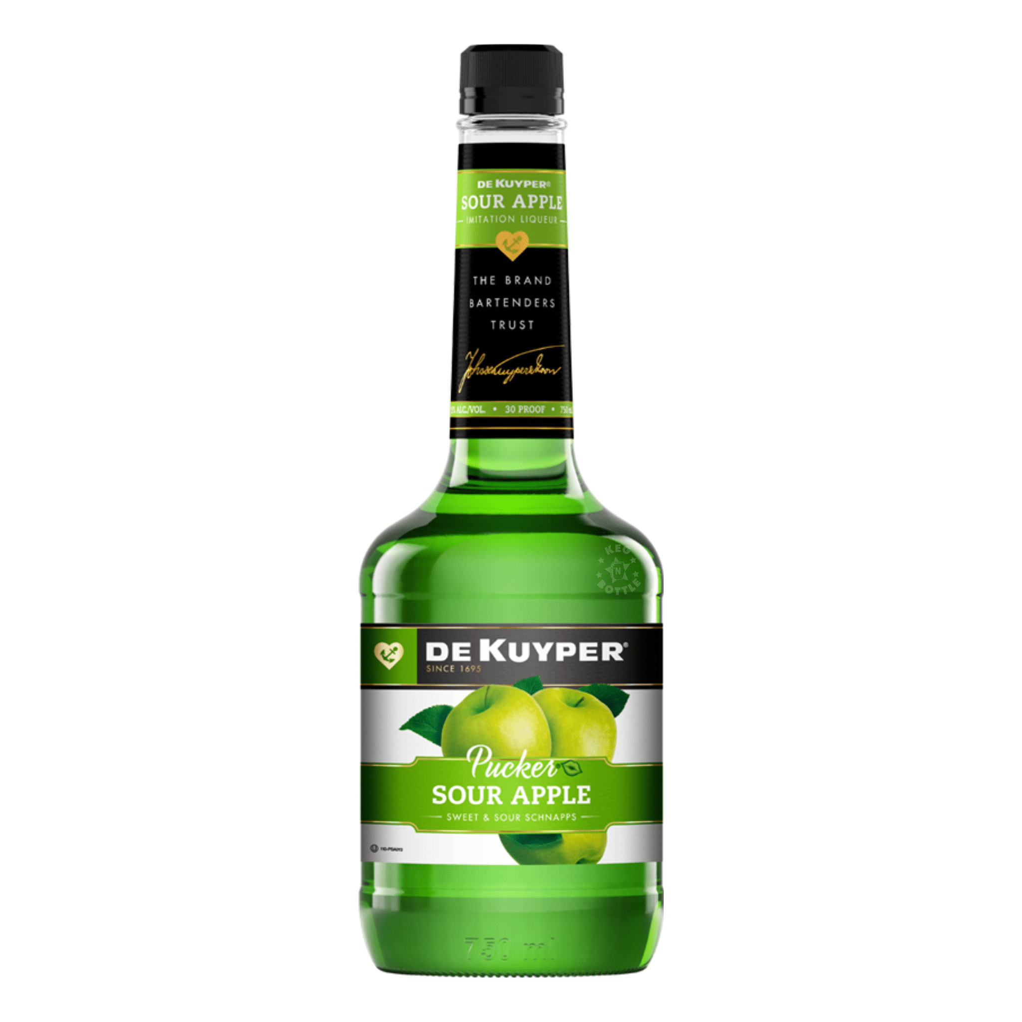Dekuyper Pucker Sour Apple Schnapps (1 L)