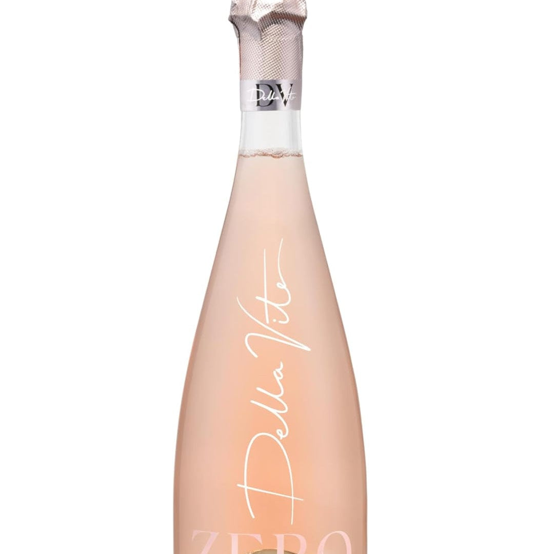 Della Vite Zero Sparkling Rosé Wine, 75 cl