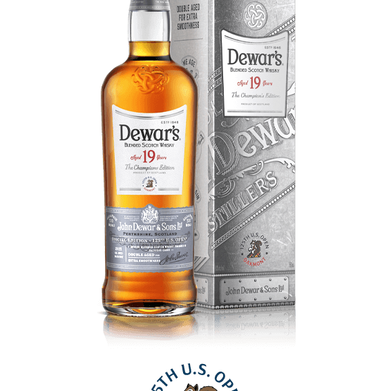 Dewars 19 Year 125th U.S. Open Oakmont Limited Edition Blended Scotch Whiskey (750mL)