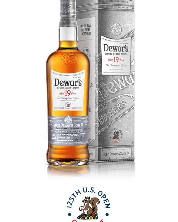 Dewars 19 Year 125th U.S. Open Oakmont Limited Edition Blended Scotch Whiskey (750mL)