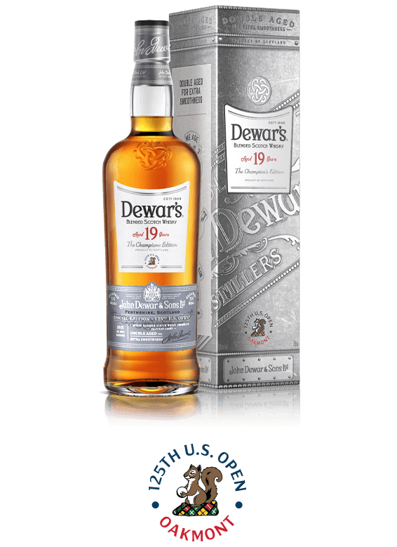 Dewars 19 Year 125th U.S. Open Oakmont Limited Edition Blended Scotch Whiskey (750mL)