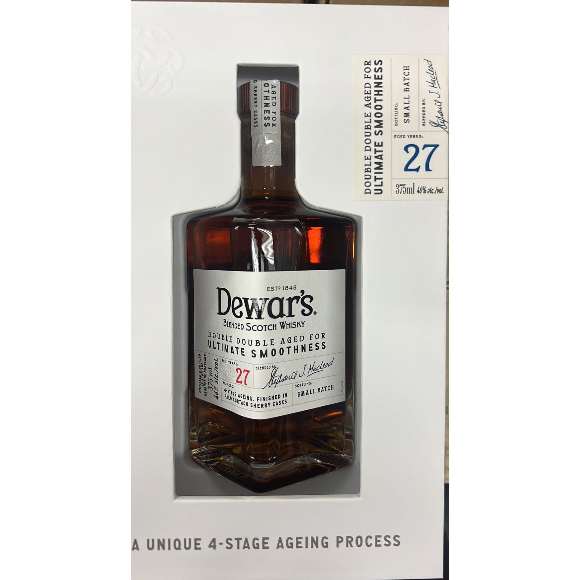 Dewar's Double Double 27 Year Blended Scotch Whiskey (375 ml)