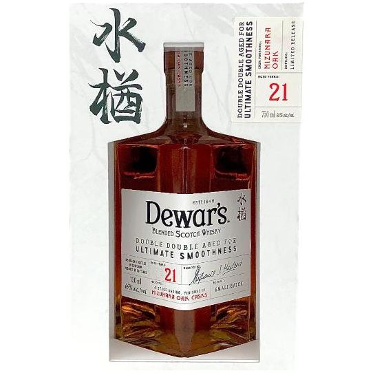Dewar's Double Double Mizunara 21 Year Blended Scotch Whiskey (750 ml)