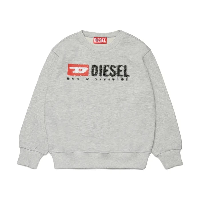 Diesel SDROPS OVER SWEAT-SHIRT Çocuk Pamuklu Sweatshirt