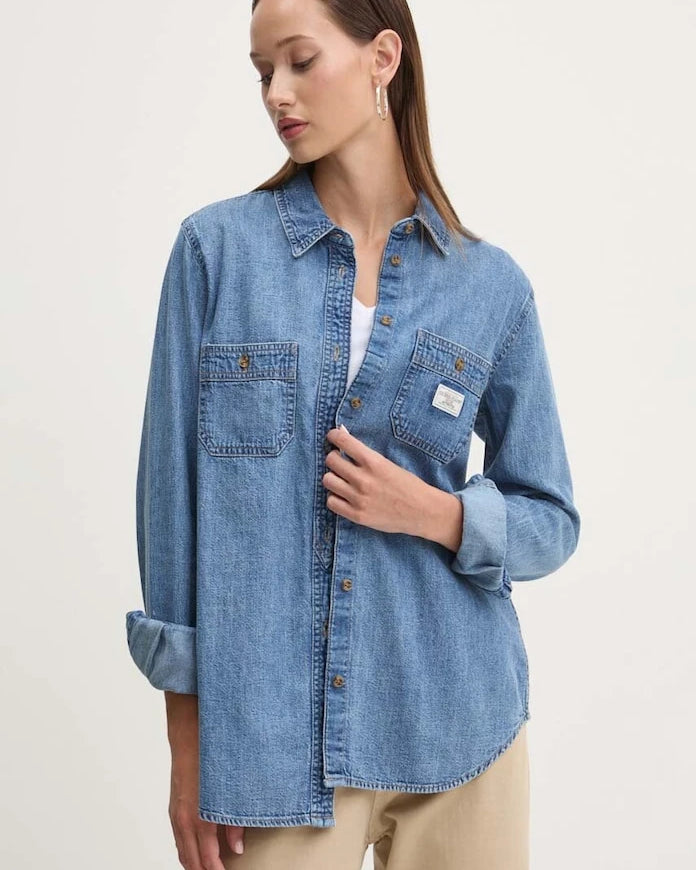 Дънкова риза Guess Jeans