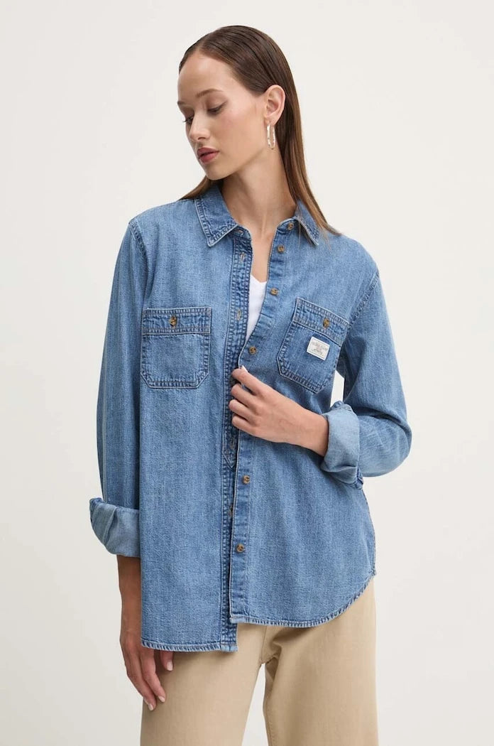 Дънкова риза Guess Jeans