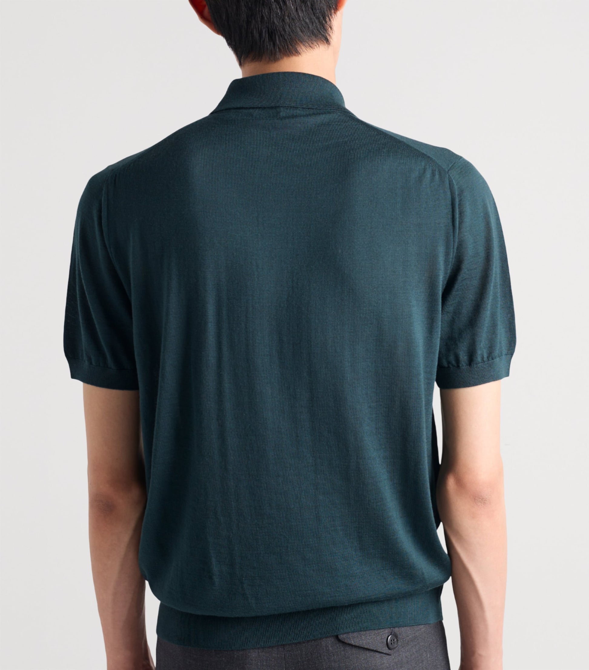 Superfine Wool Polo Shirt