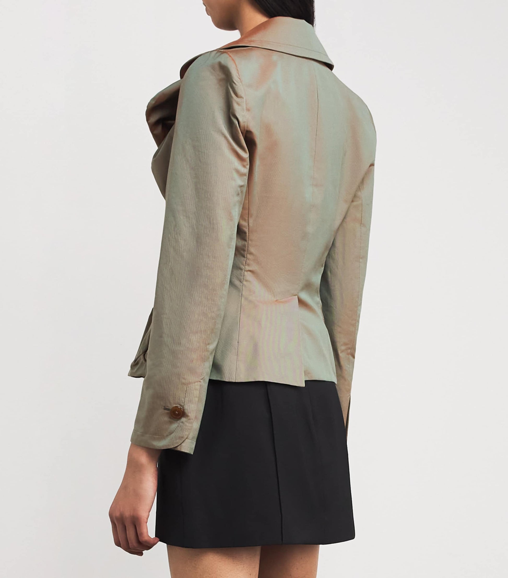 Green Drunken Tailored Jacket