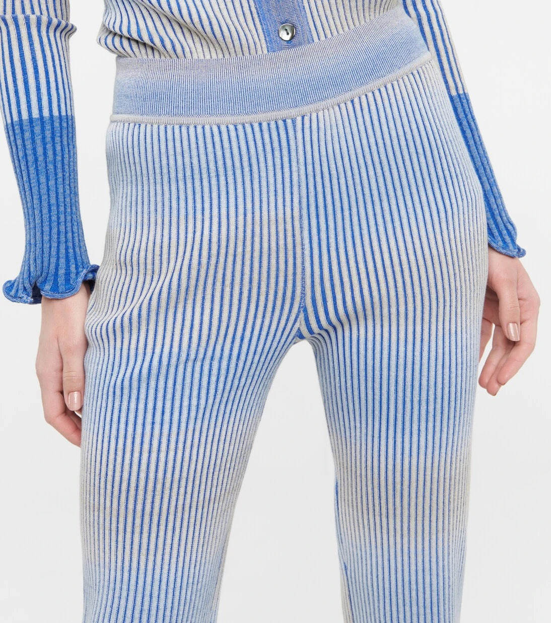 Simkhai - Havyn striped cotton-blend pants