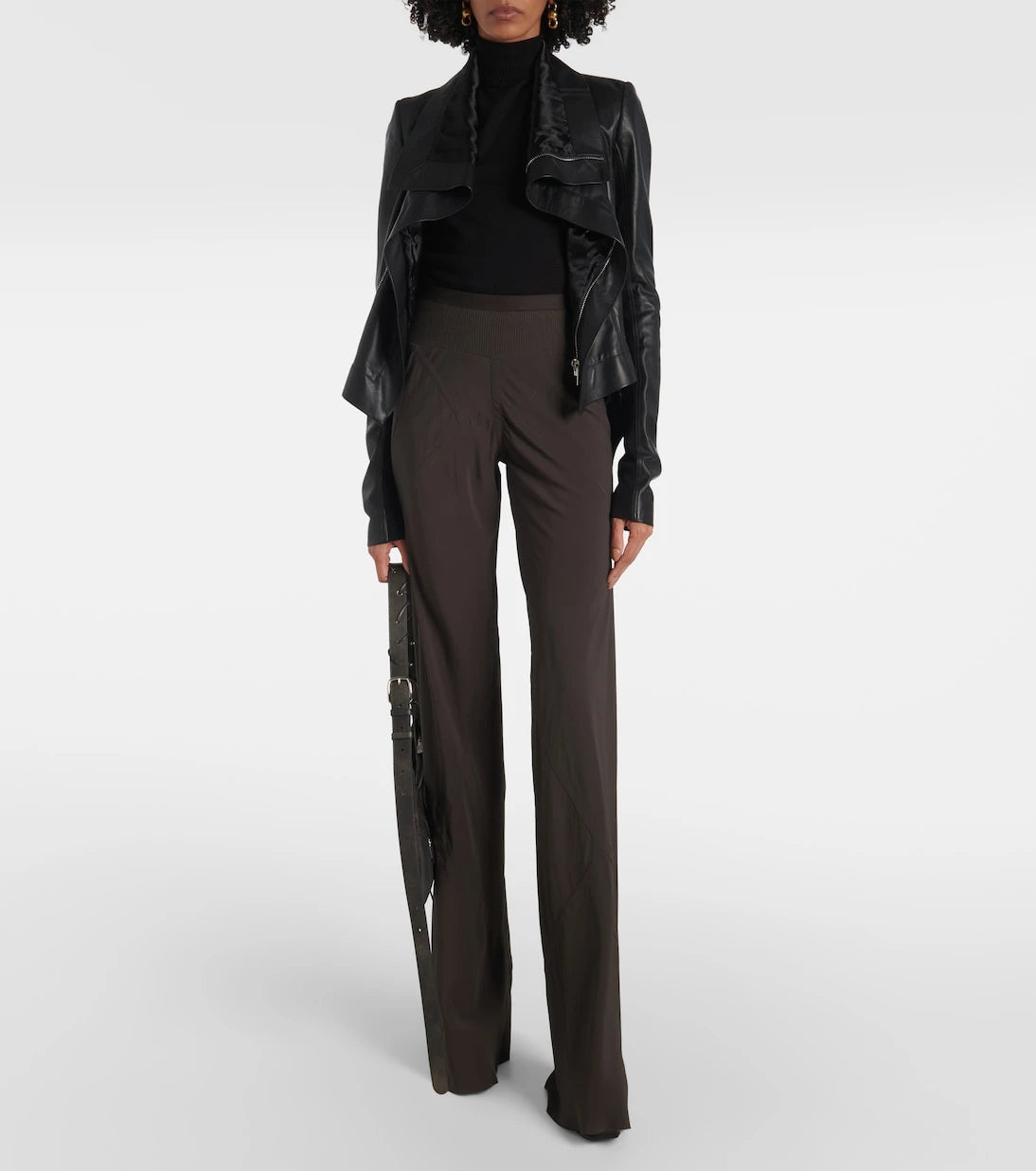 Rick Owens - Bias high-rise wide-leg pants