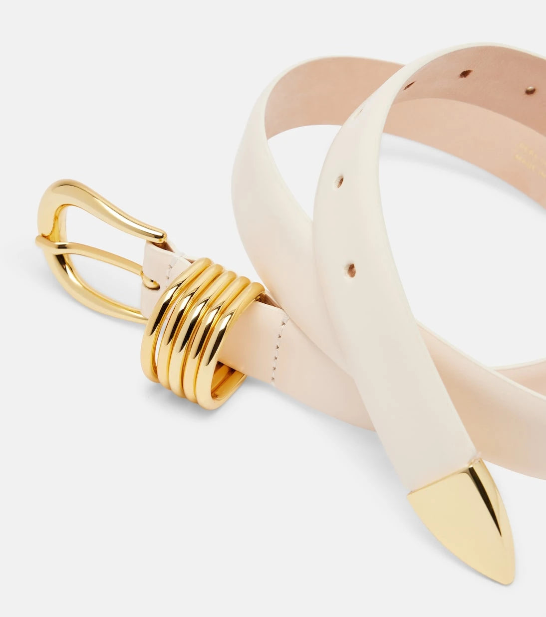 Déhanche - Hollyhock leather belt