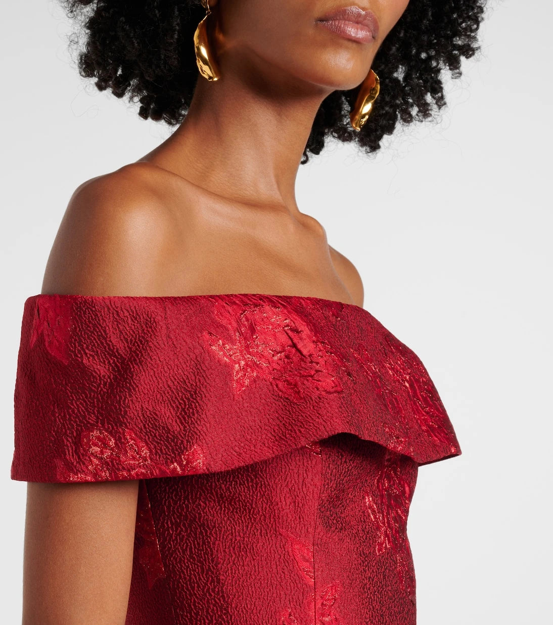 Rebecca Vallance - Henrietta brocade bustier gown