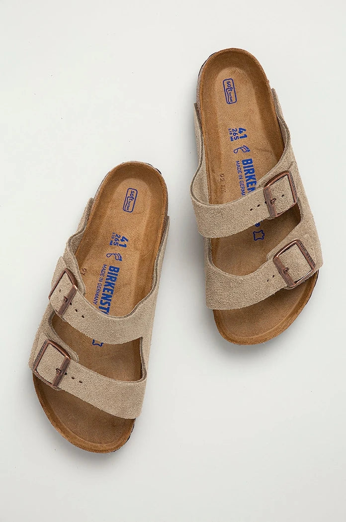 Велурени чехли Birkenstock Arizona