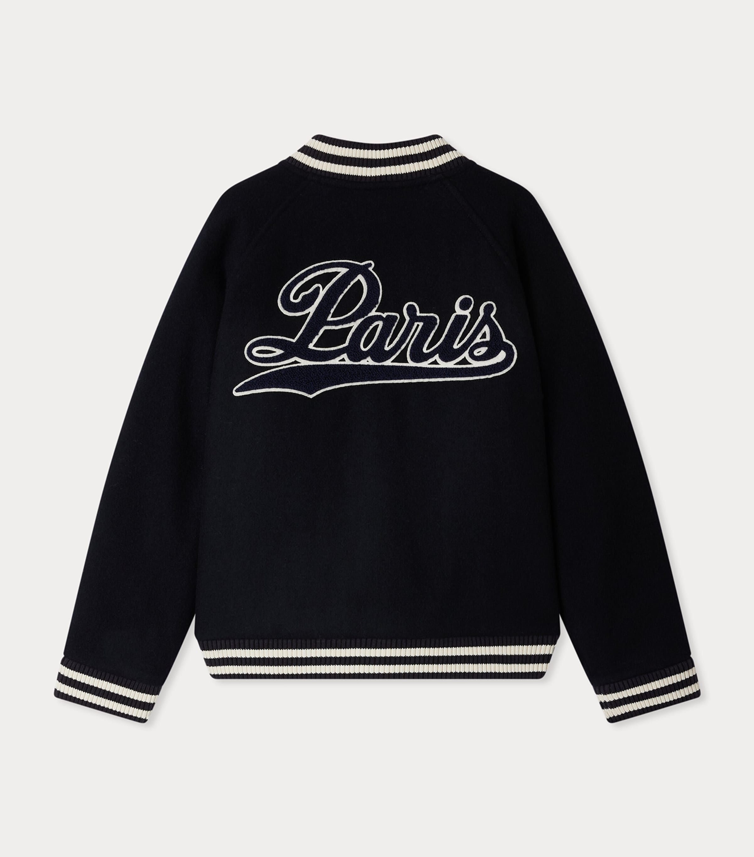 Virgin Wool-Blend Varsity Jacket (4-8 Years)
