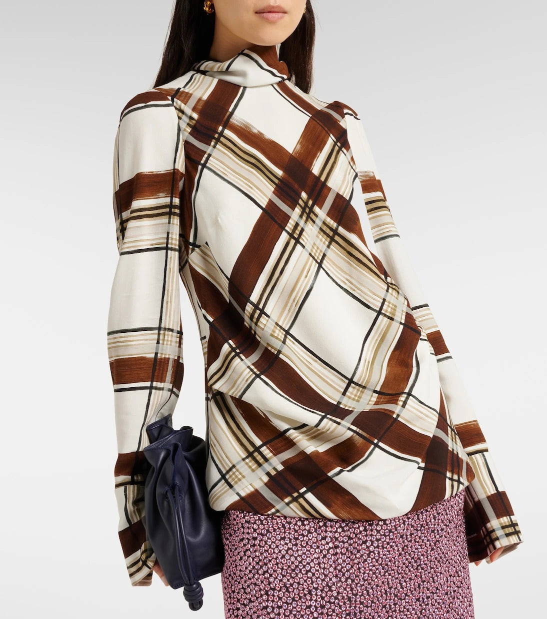 Dries Van Noten - Checked top