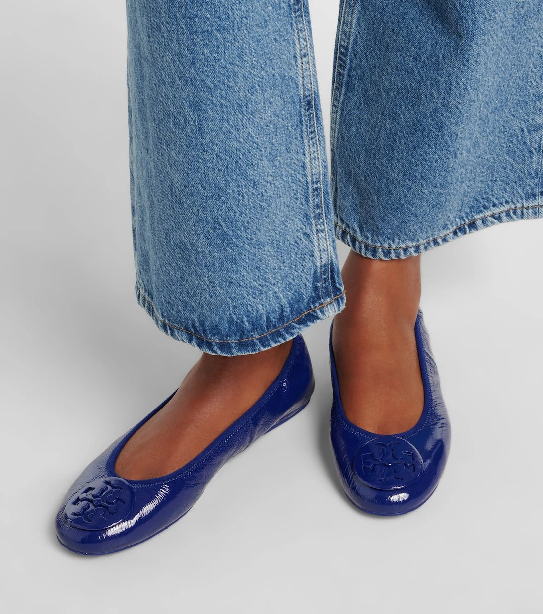 Tory Burch - Reva Travel leather ballet flats